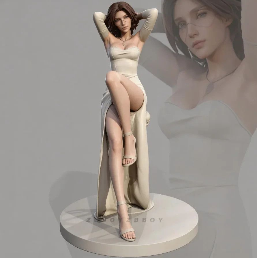 Vintage Fashion Dolls - 50mm 75mm 90mm 3D-gedrucktes Modell einer