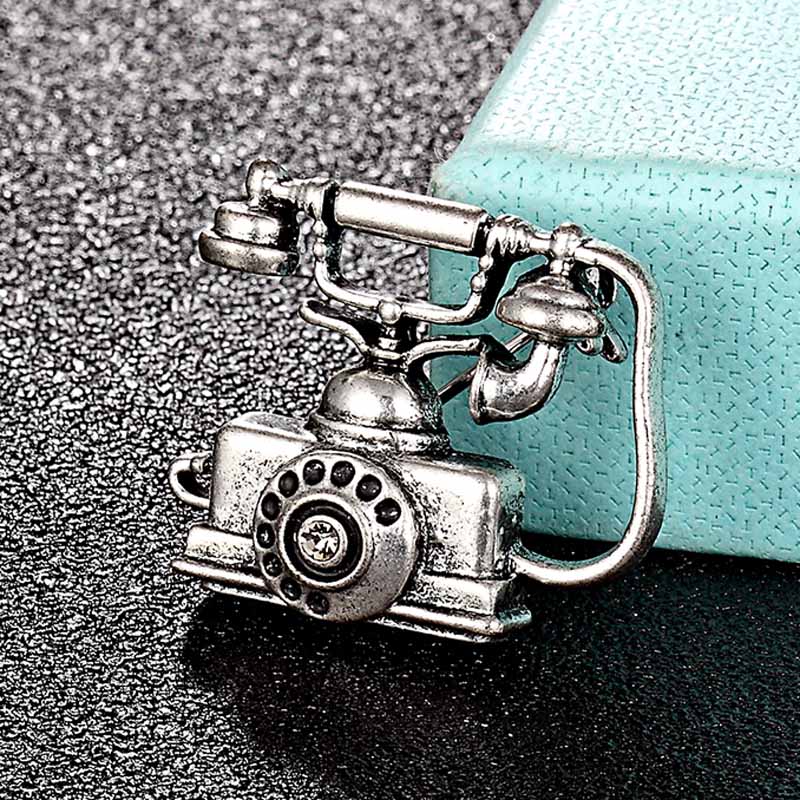 Vintage Fashion Hijab - Zlxgirl luxus Antike silber vintage Telefon