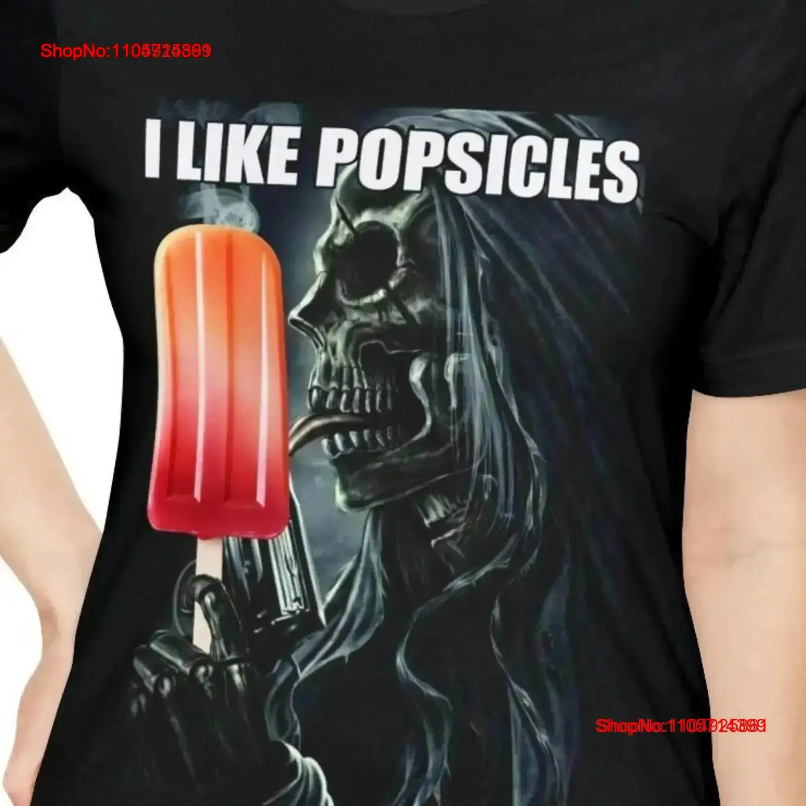 Vintage Fashion Gen Z - Hard Skeleton Meme T-Shirt „I Like
