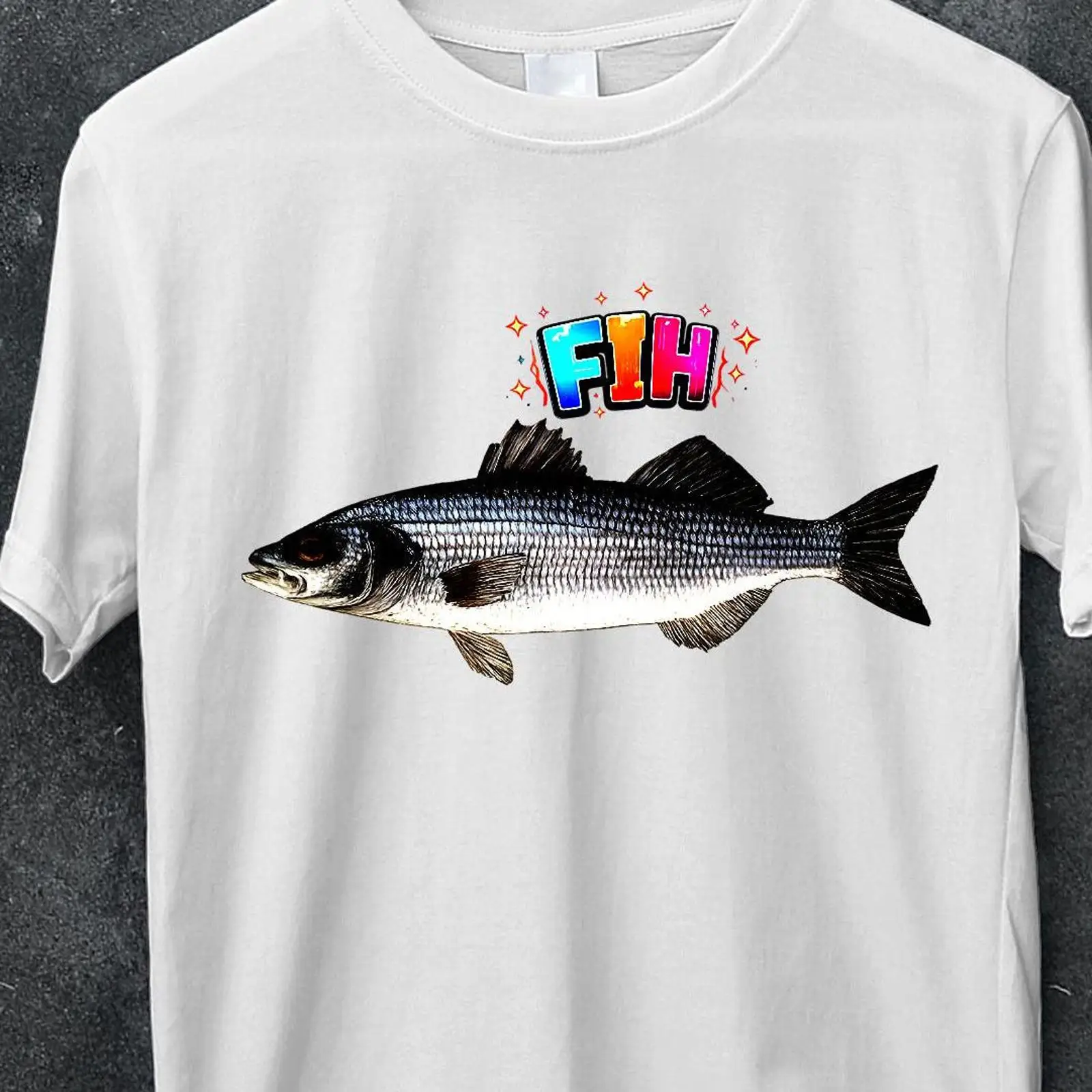 Vintage Fashion Gen Z - Fih Fish Meme T-Shirt Lustiger Gen-Z-Humor