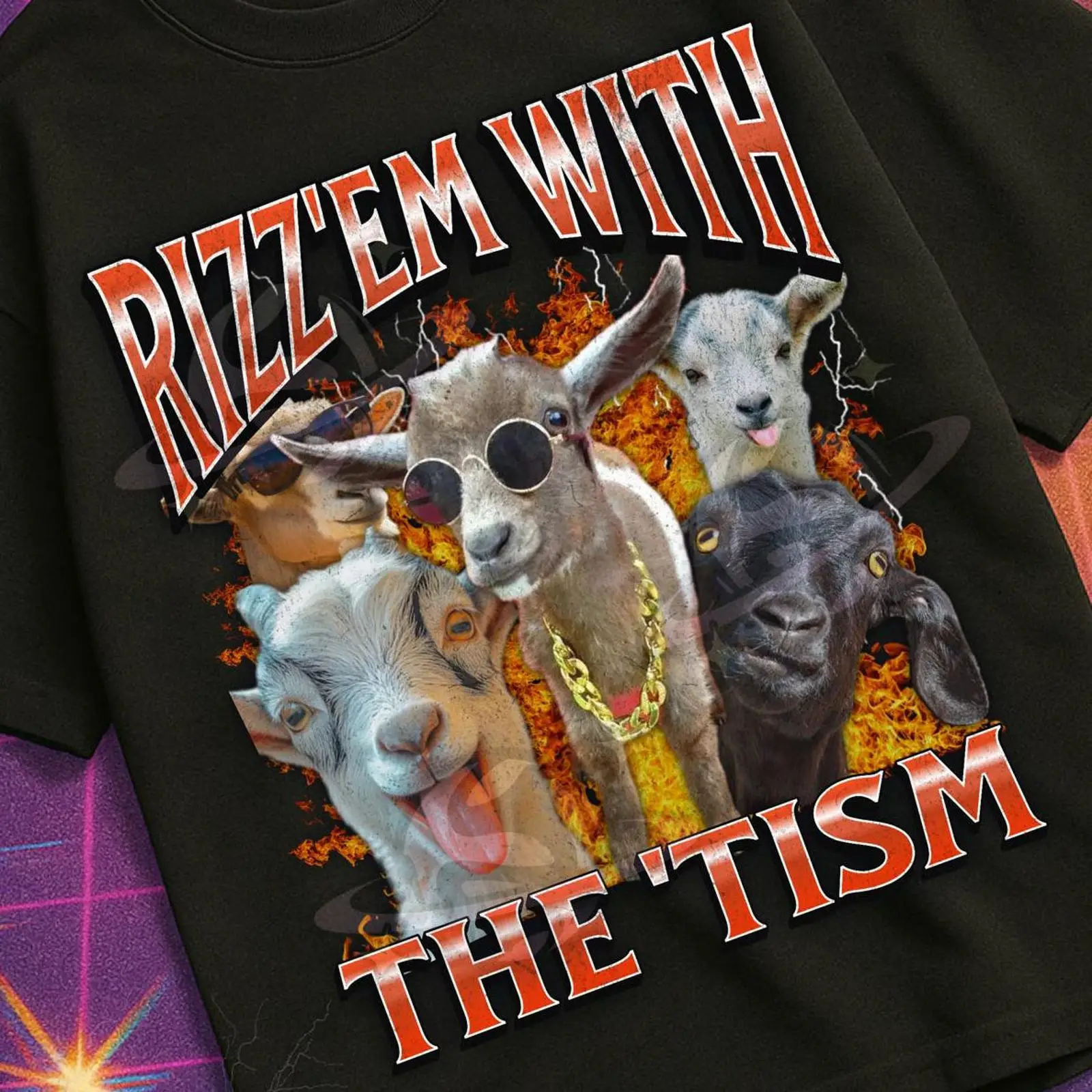 Rizz 'Em With The 'Tism Funny  – Vintage Fashion Gen Z Bewertung und Preis