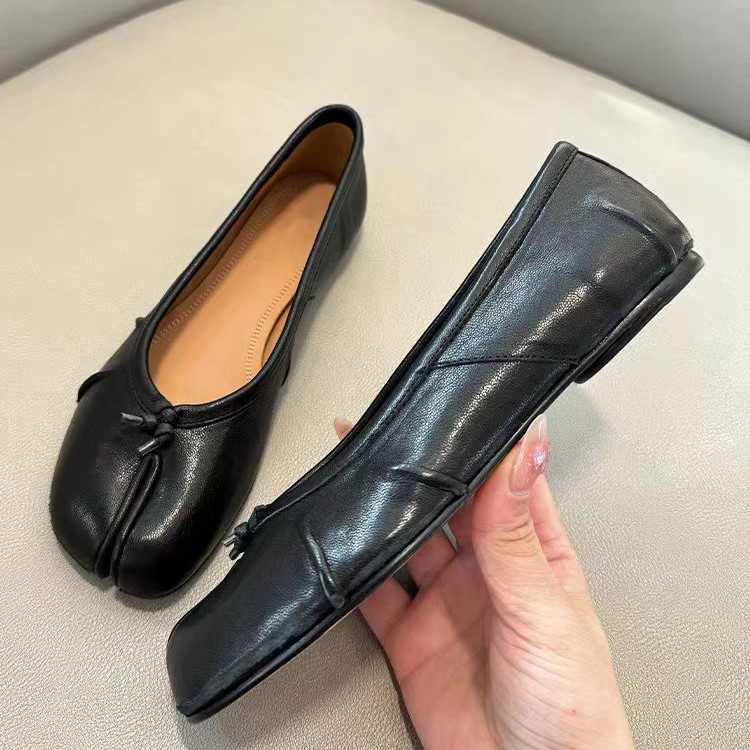 Modische Split-Toe Flache Mary – Vintage Old Fashion Bewertung und Preis