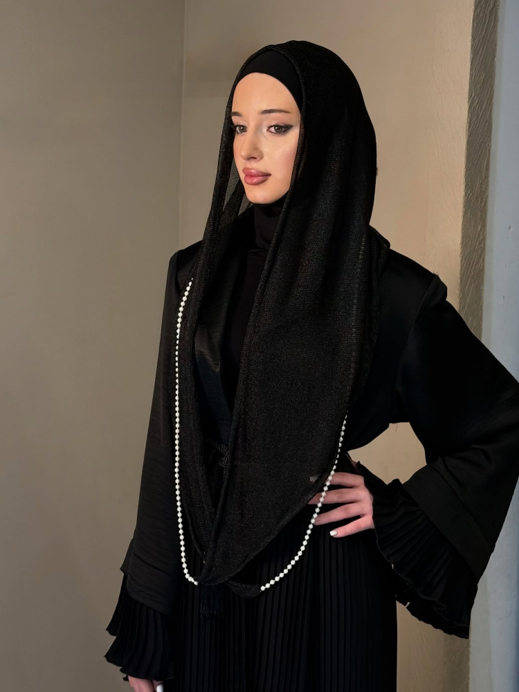 Neuer Dubai Hood Hijab mit Per – Vintage Fashion Hijab Bewertung und Preis