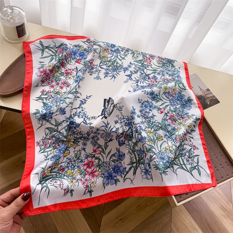 Modischer quadratischer Seiden – Vintage Fashion Hijab Bewertung und Preis