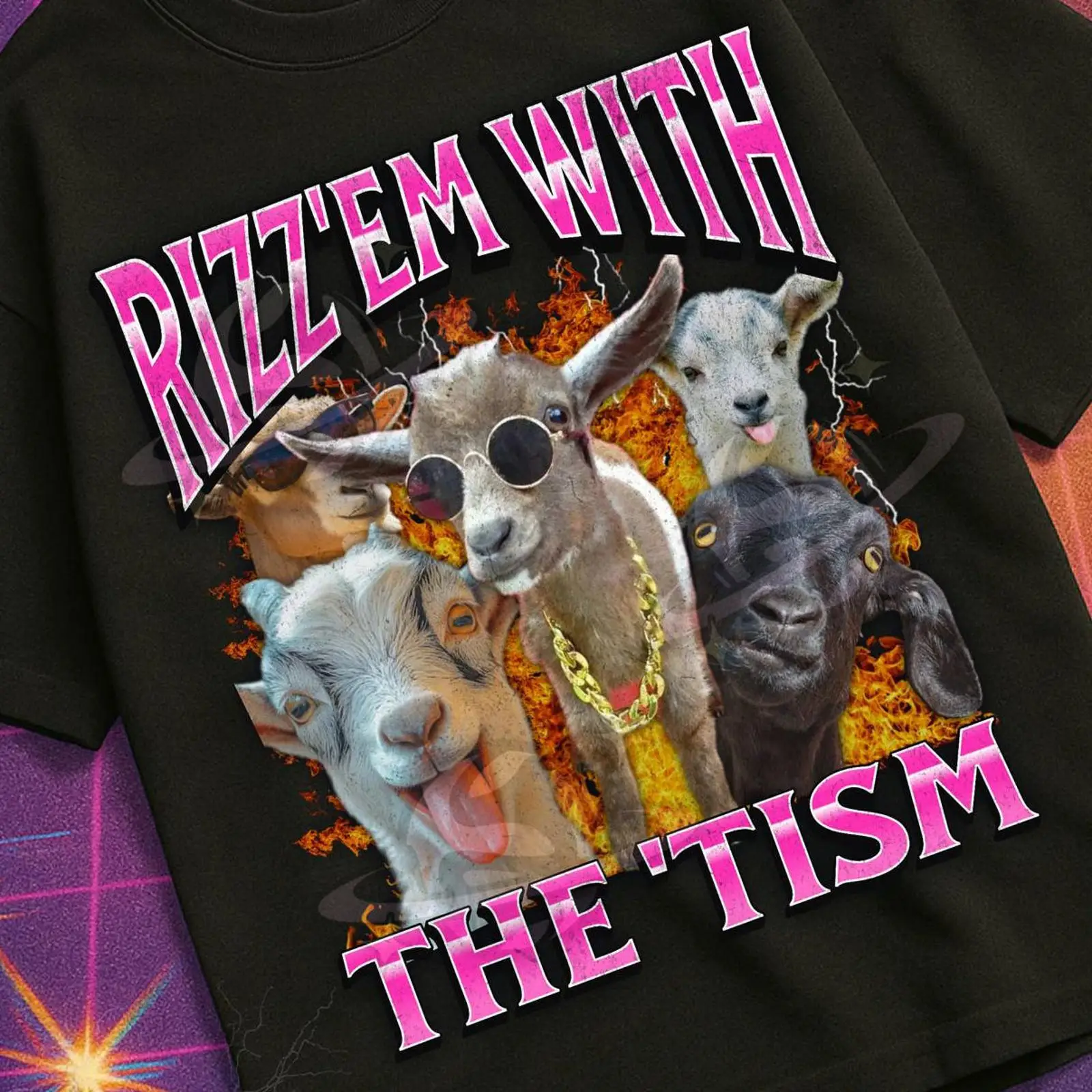 Rizz 'Em With The 'Tism Funny  – Vintage Fashion Gen Z Bewertung und Preis