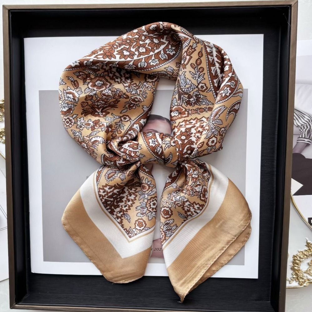 Neuer Luxus-Druckschal aus Sei – Vintage Fashion Hijab Bewertung und Preis