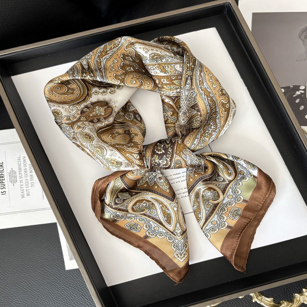Neuer Luxus-Druckschal aus Sei – Vintage Fashion Hijab Bewertung und Preis