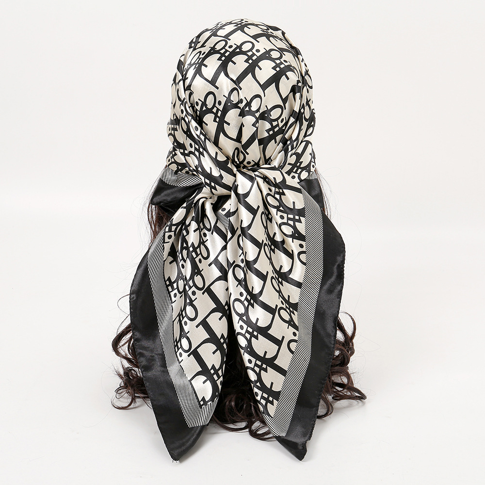 1 Stück 90 cm Damen-Seidenscha – Vintage Fashion Hijab Bewertung und Preis