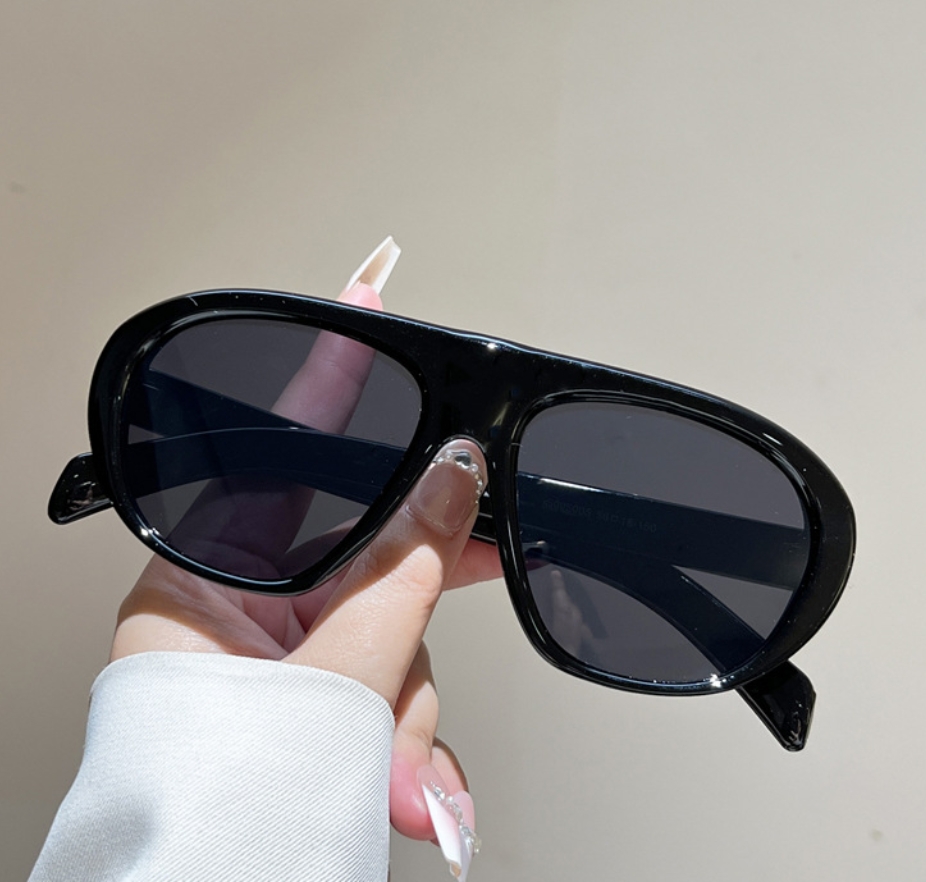 Neue Übergroße Piloten-Sonnenb – Vintage Outdoor Fashion Bewertung und Preis