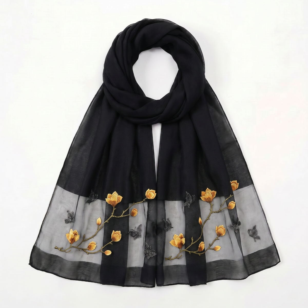 Schal mit Blumendruck Hijab Ba – Vintage Fashion Hijab Bewertung und Preis
