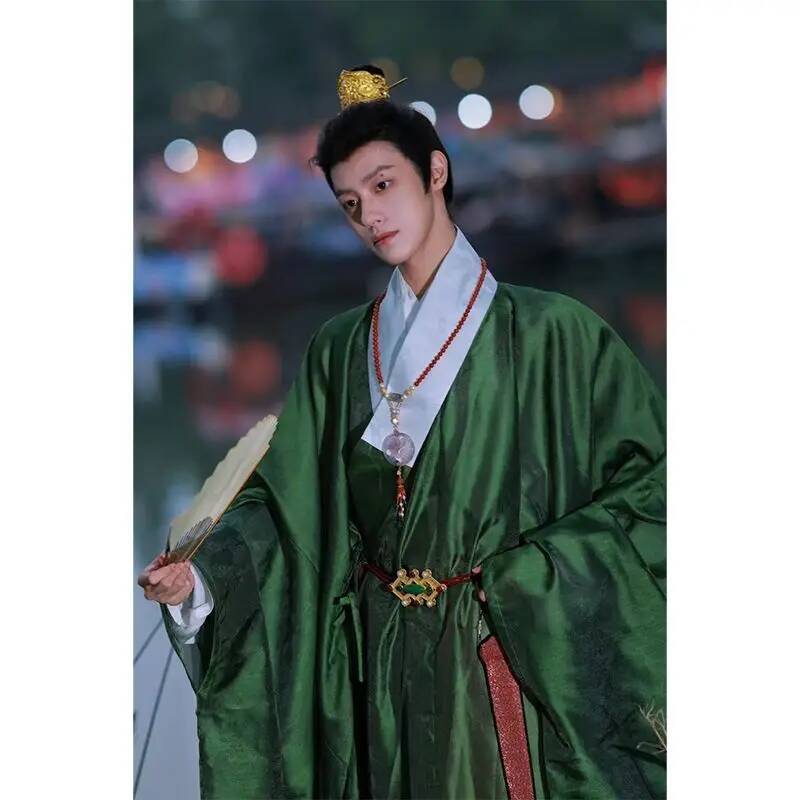 Traditionelle Hanfu dunkle Blu – Vintage Fashion Dresses Bewertung und Preis